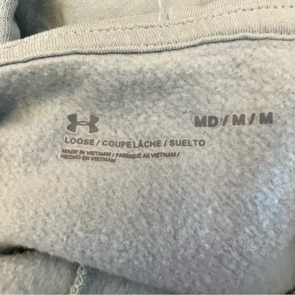 Under Armour Pastel Sea Green Short Sleeve Hoodie Sweatshirt B2/3 - Picture 4 of 9